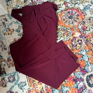 Loft tie waist pants